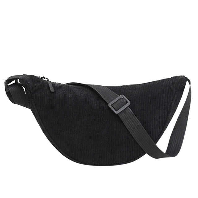 Adelius | Elegancka Torebka Sztruksowa na Ramię | Stylowa i Elegancka