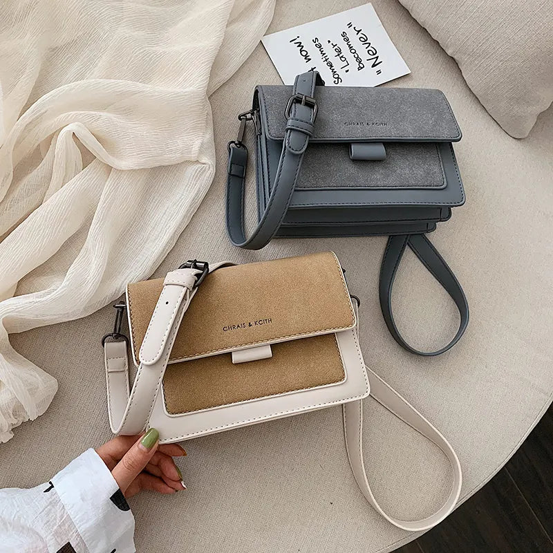 Modna Torebka na Ramię z Wieloma Kieszeniami | Stylowa Crossbody z Regulowanym Paskiem