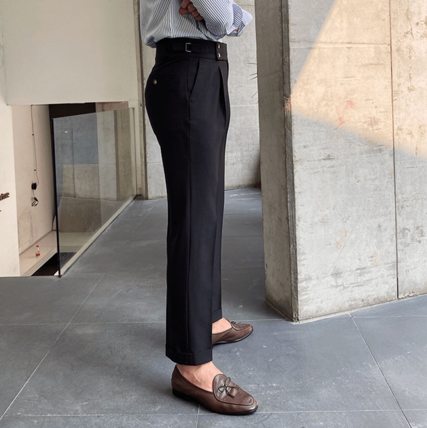 Pantalony Edward z wysokim stanem – eleganckie, stylowe i wygodne damskie spodnie