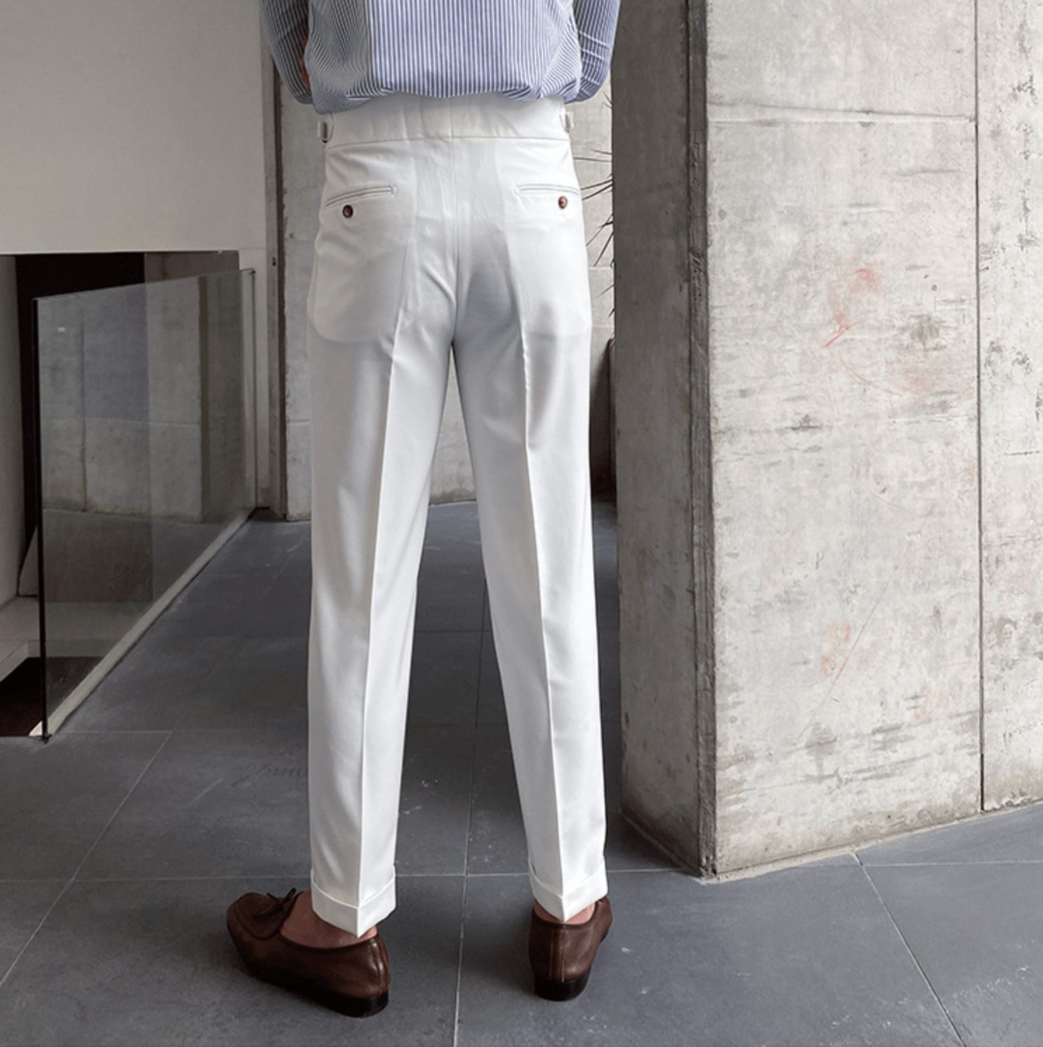 Pantalony Edward z wysokim stanem – eleganckie, stylowe i wygodne damskie spodnie