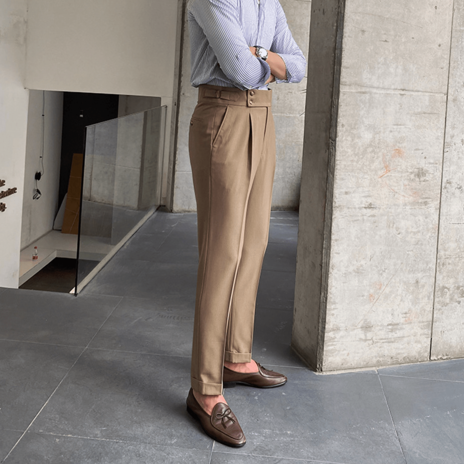 Pantalony Edward z wysokim stanem – eleganckie, stylowe i wygodne damskie spodnie