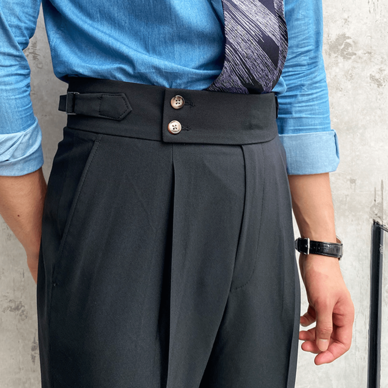 Pantalony Edward z wysokim stanem – eleganckie, stylowe i wygodne damskie spodnie