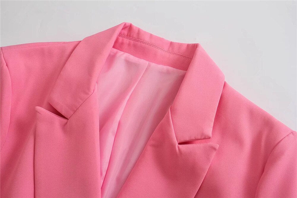 Sylwia| Elegancki Żakiet Damski | Modny Marynarka z Kieszeniami do Pracy i na Co Dzień