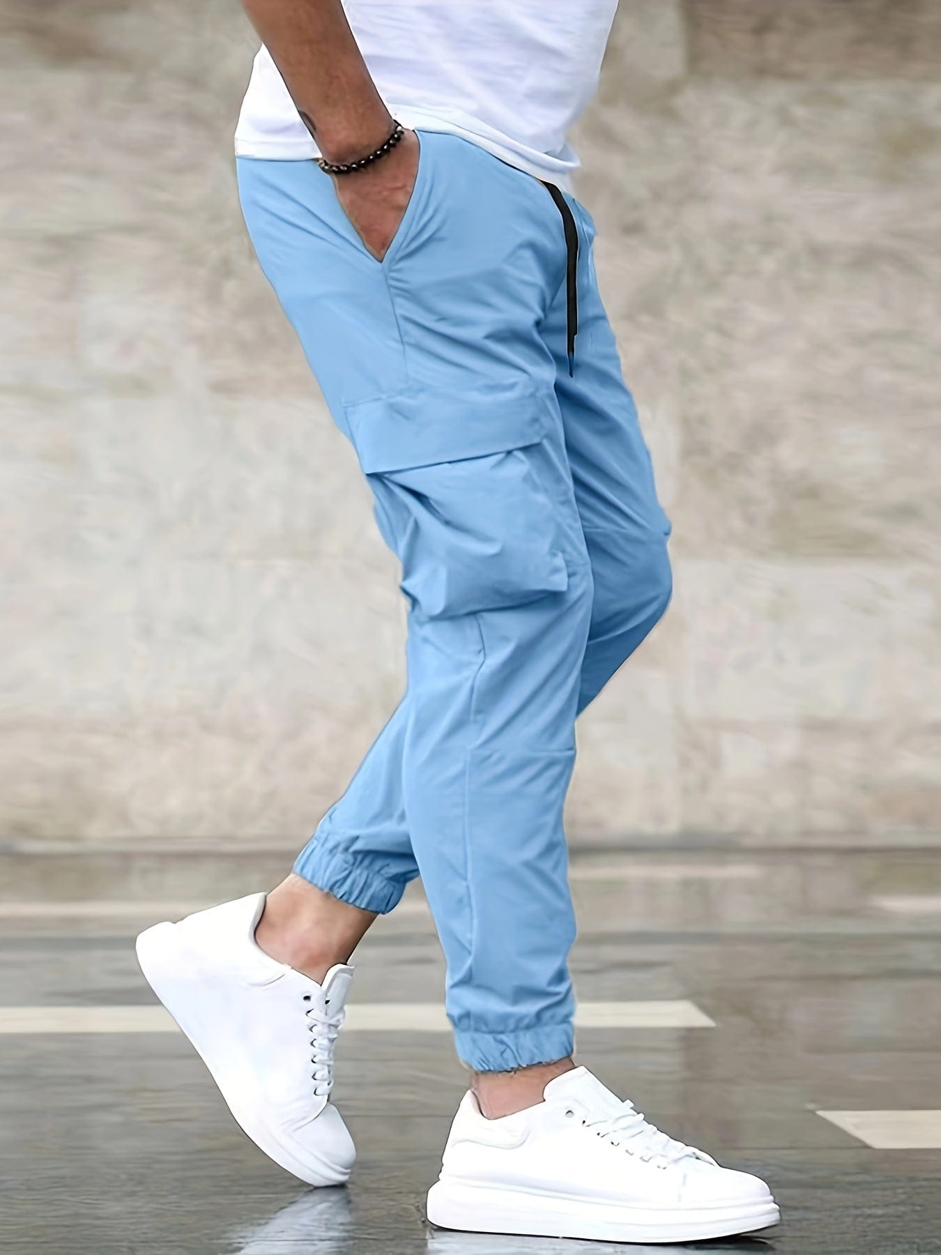 Męskie pantalony cargo Wojciech – wygodne, funkcjonalne i wszechstronne