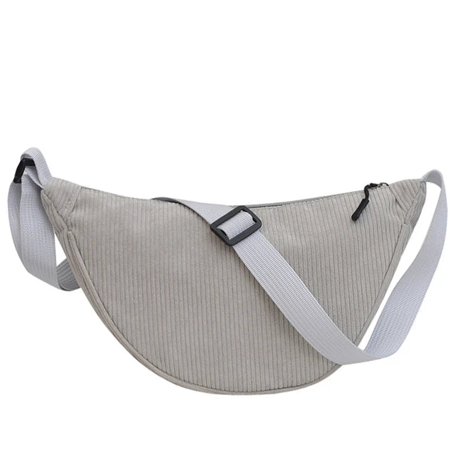 Adelius | Elegancka Torebka Sztruksowa na Ramię | Stylowa i Elegancka