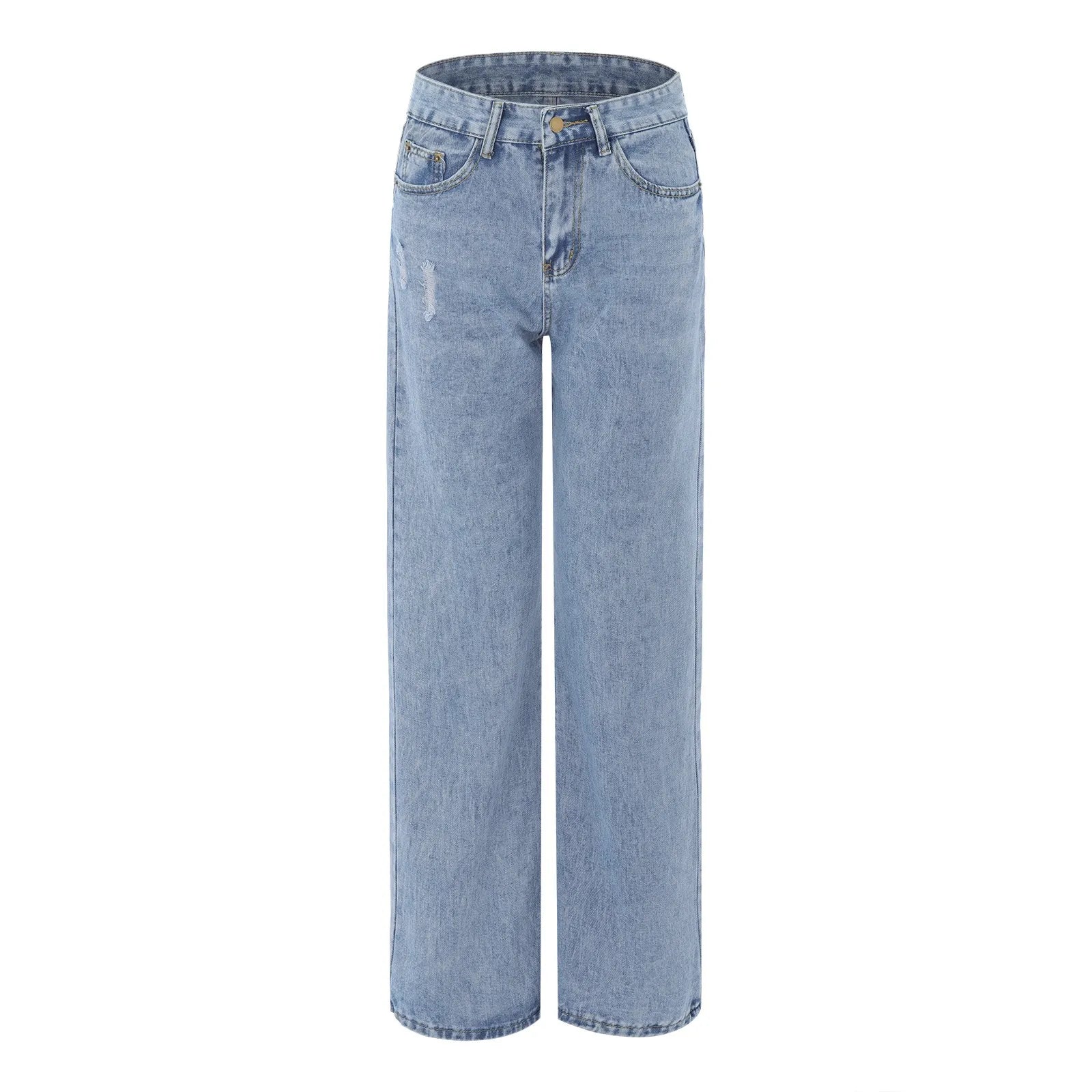 Vintage Jeans z Wysokim Stanem i Szerokimi Nogawkami | Klasyka i Trendy