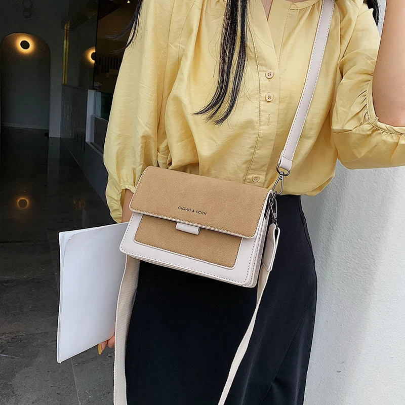 Modna Torebka na Ramię z Wieloma Kieszeniami | Stylowa Crossbody z Regulowanym Paskiem