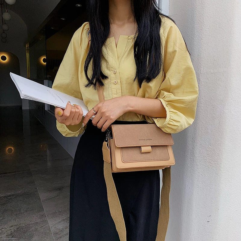 Modna Torebka na Ramię z Wieloma Kieszeniami | Stylowa Crossbody z Regulowanym Paskiem