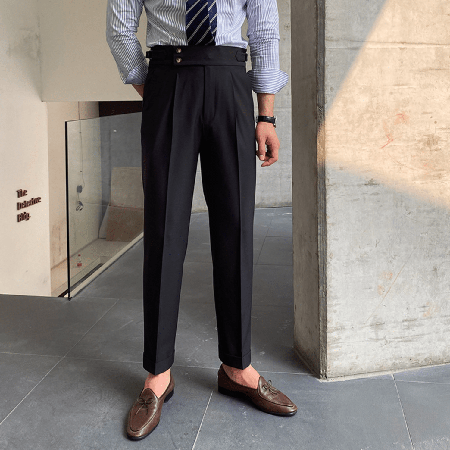 Pantalony Edward z wysokim stanem – eleganckie, stylowe i wygodne damskie spodnie