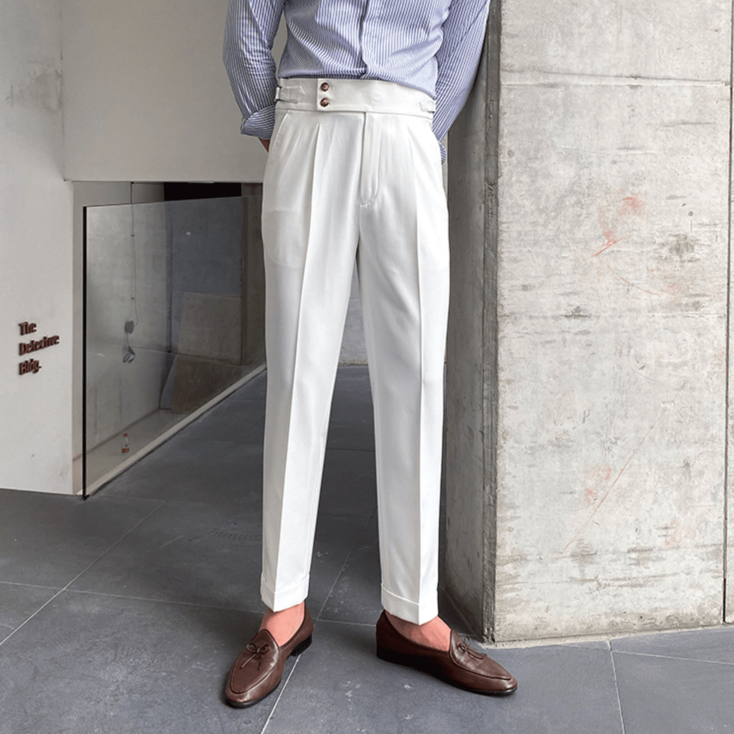 Pantalony Edward z wysokim stanem – eleganckie, stylowe i wygodne damskie spodnie