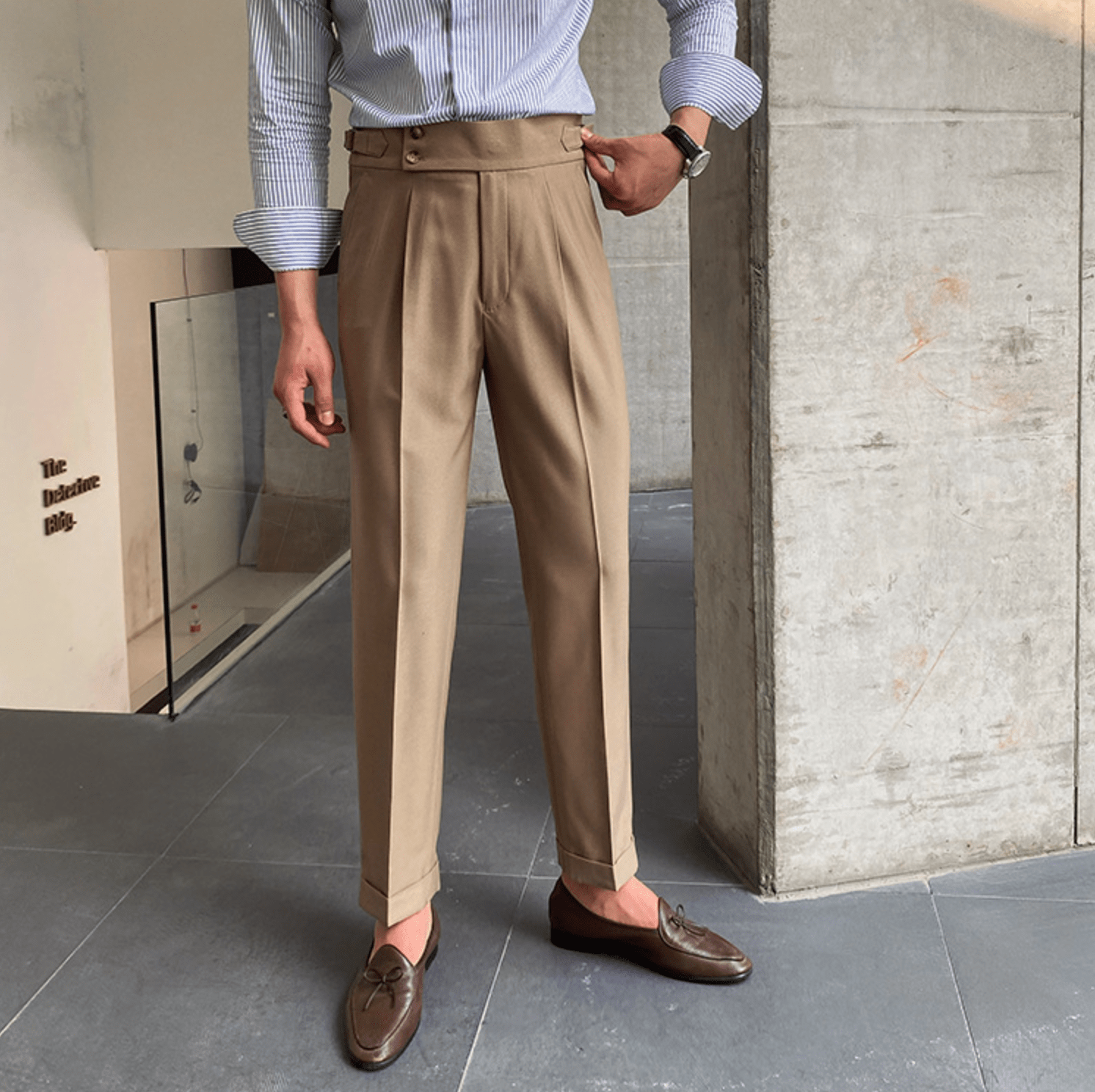 Pantalony Edward z wysokim stanem – eleganckie, stylowe i wygodne damskie spodnie