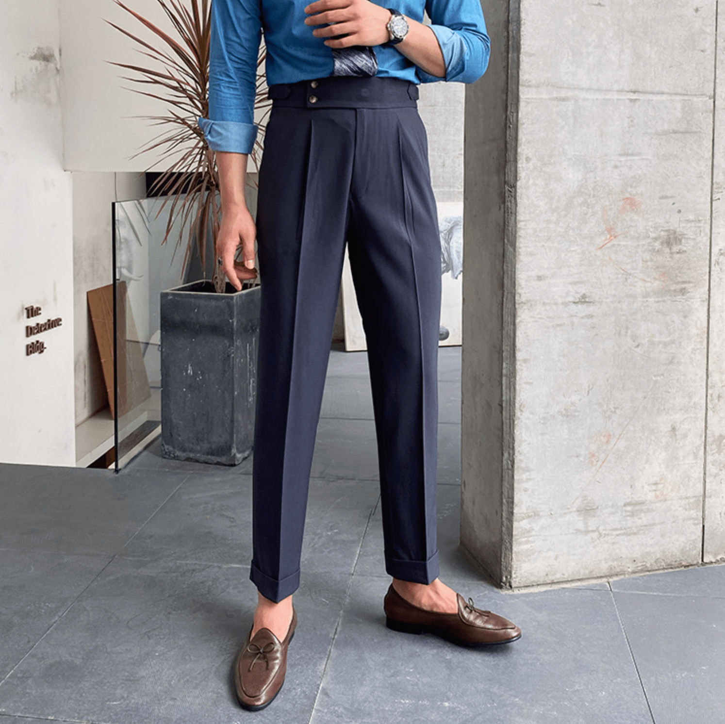 Pantalony Edward z wysokim stanem – eleganckie, stylowe i wygodne damskie spodnie