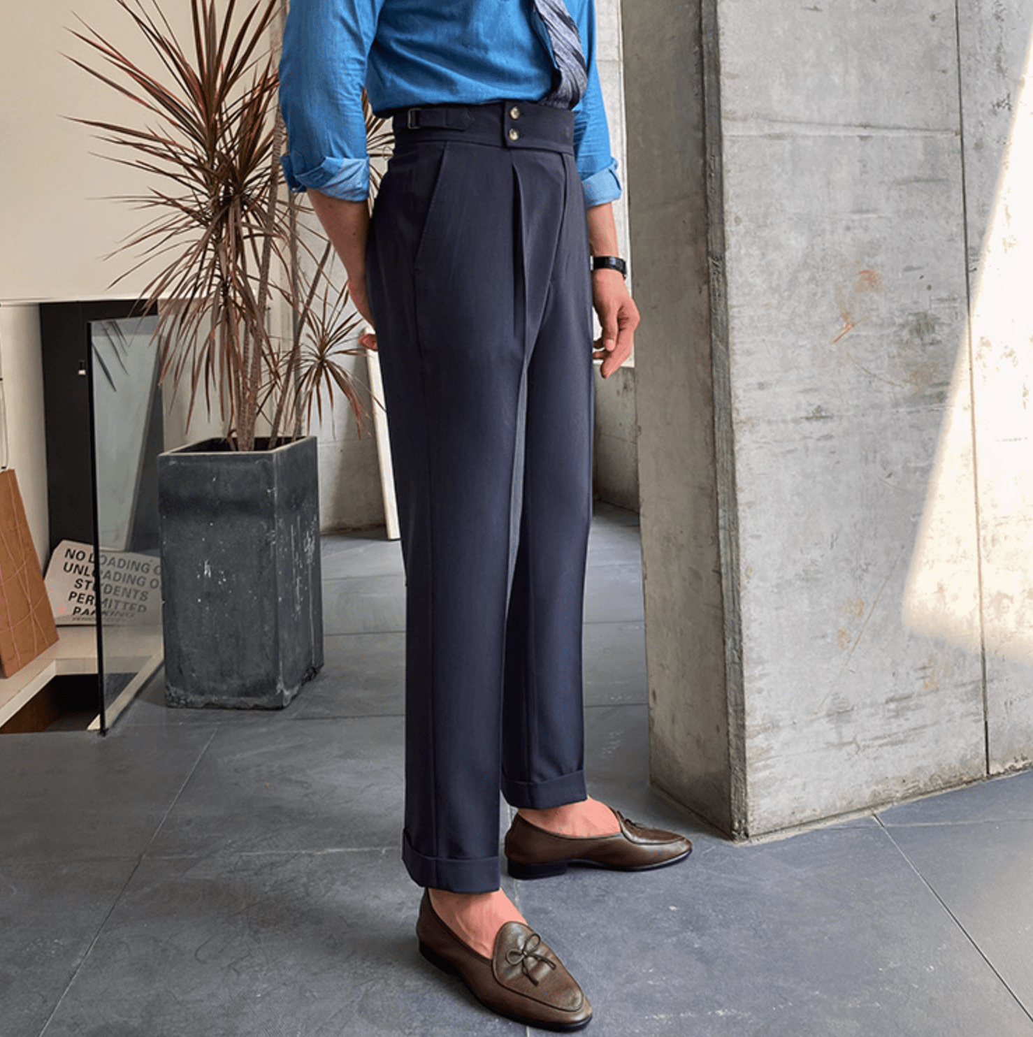 Pantalony Edward z wysokim stanem – eleganckie, stylowe i wygodne damskie spodnie