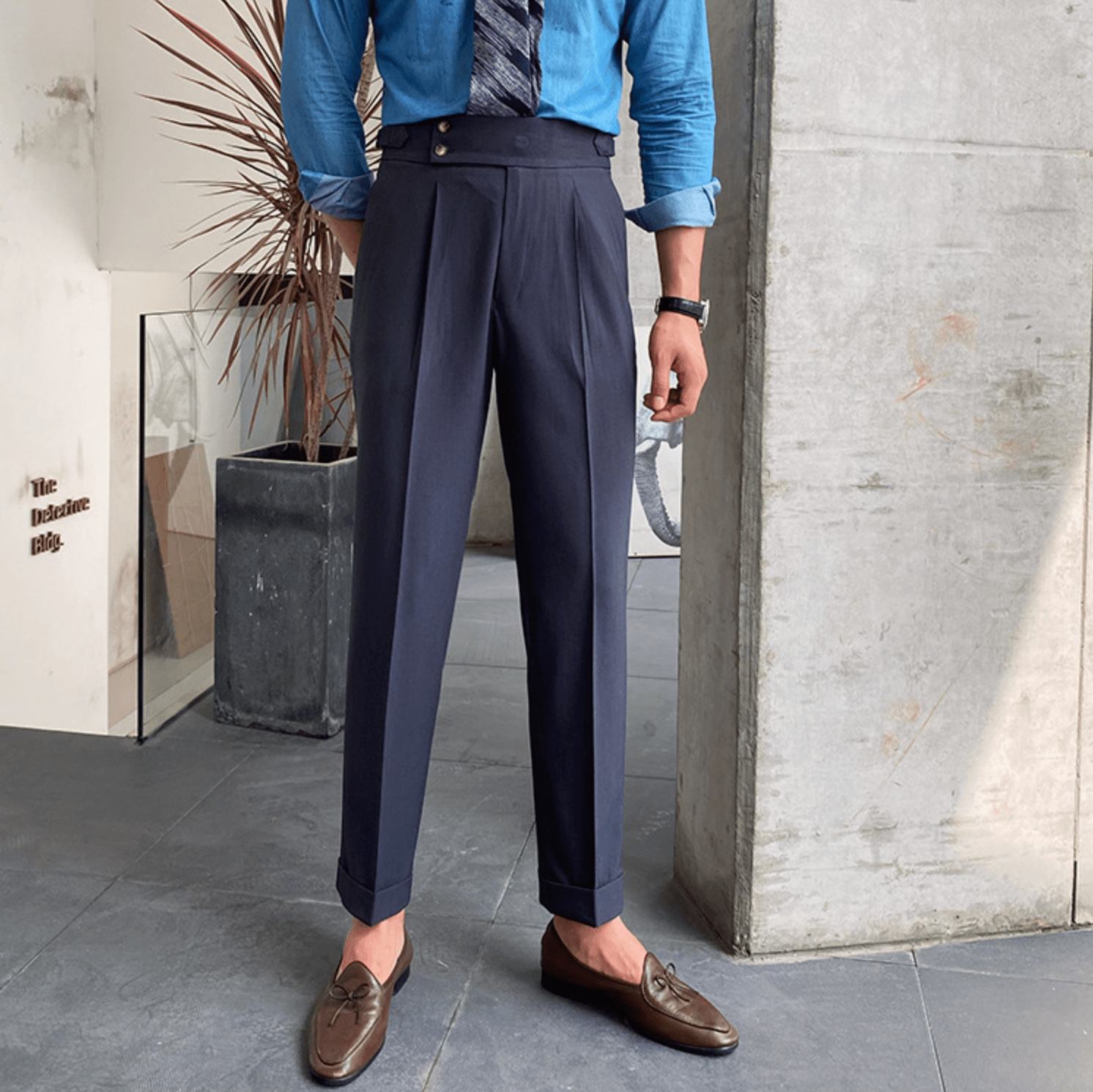 Pantalony Edward z wysokim stanem – eleganckie, stylowe i wygodne damskie spodnie