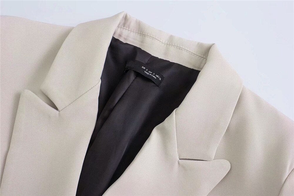 Sylwia| Elegancki Żakiet Damski | Modny Marynarka z Kieszeniami do Pracy i na Co Dzień