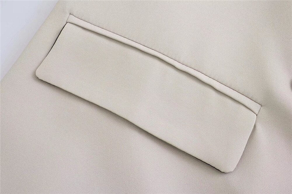 Sylwia| Elegancki Żakiet Damski | Modny Marynarka z Kieszeniami do Pracy i na Co Dzień